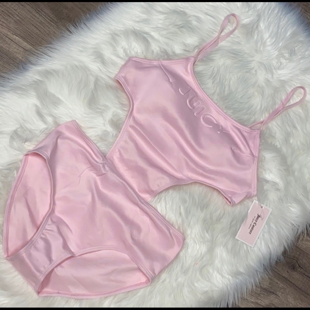 JUICY COUTURE Pink one-piece Swimsuit